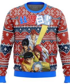 Ghost Fighter Yu Yu Hakusho Alt Premium Ugly Christmas Sweater