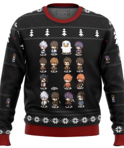 Gintama Sprites Premium Ugly Christmas Sweater Gintama Sprites Premium Ugly Christmas Sweater