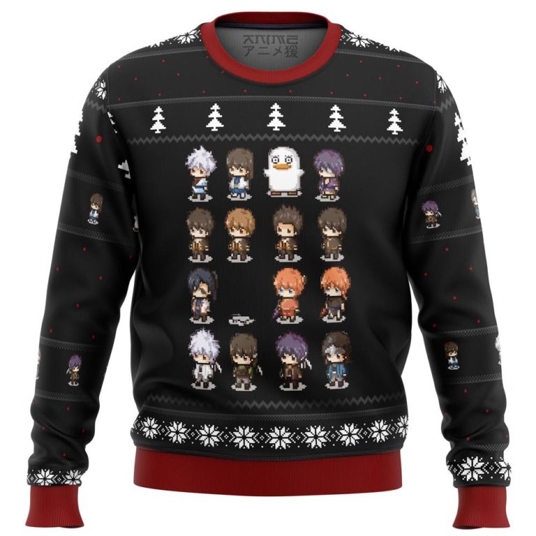 Gintama Sprites Premium Ugly Christmas Sweater