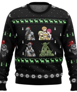 Goblin Slayer Sprites Premium Ugly Christmas Sweater Goblin Slayer Sprites Premium Ugly Christmas Sweater