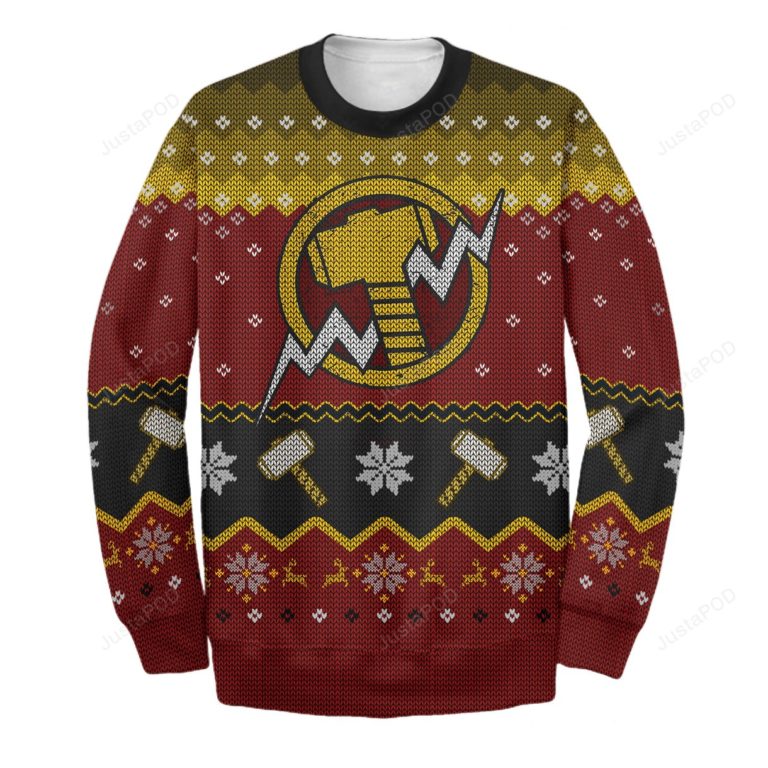 God Of Thunder Ugly Christmas Sweater