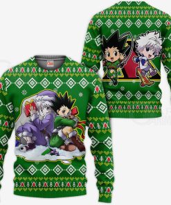 Gon Killua Hxh Ugly Christmas Sweater Hunter X Hunter Anime Xmas