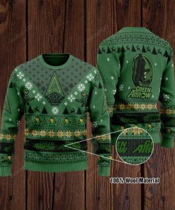 Green Arrow Christmas Sweater