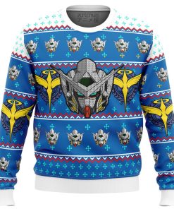 Gundam Helmet Premium Ugly Christmas Sweater