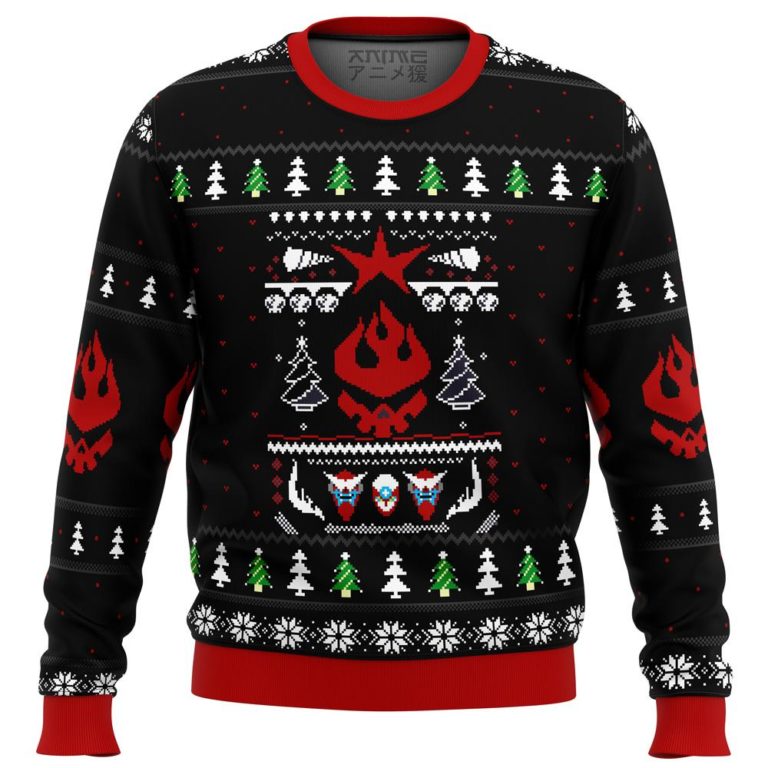 Gurren Lagann Logo Premium Ugly Christmas Sweater