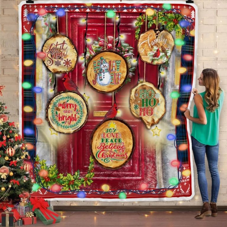 Have a Holly Jolly Christmas Fleece Blanket