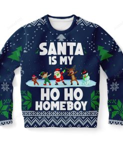 Ho Ho Homeboy Ugly Christmas Sweater