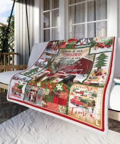 Horse Merry Christmas Fleece Blanket