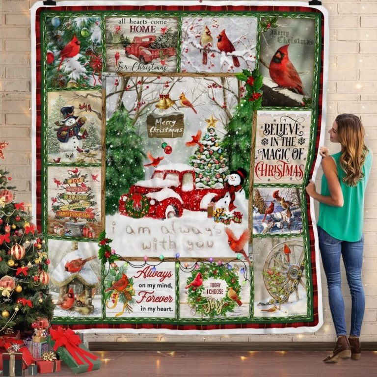 I Am Always With You, Christmas Truck Fleece Blanket