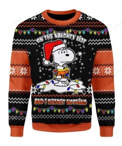 I Regret Nothing Ugly Christmas Sweater