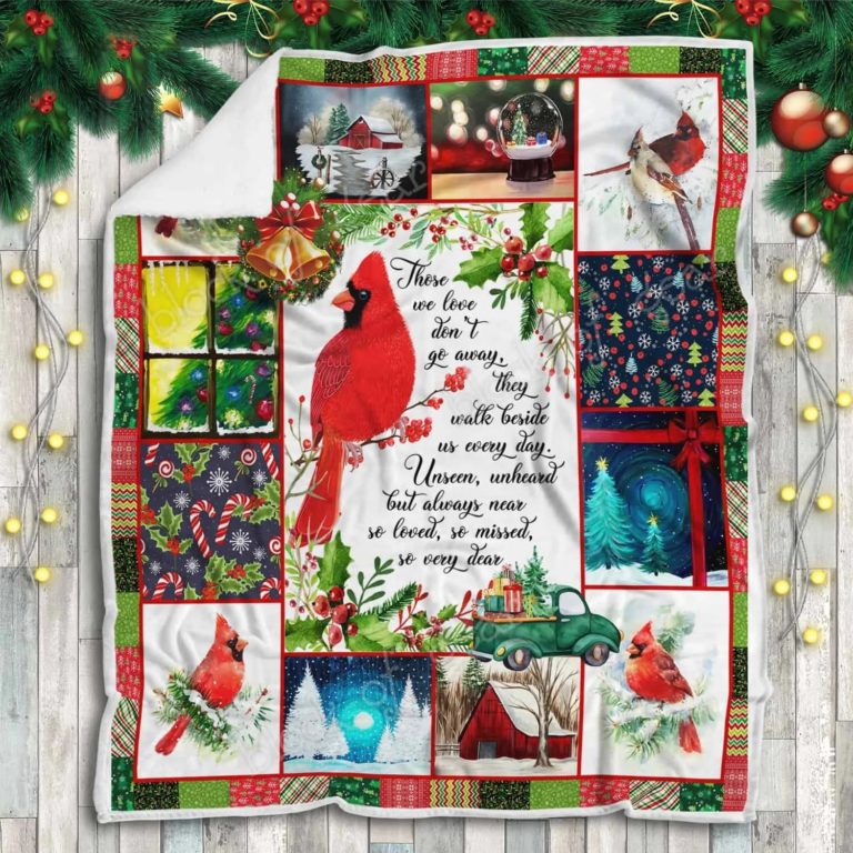 In Loving Memory Christmas Fleece Blanket
