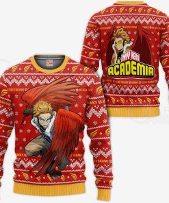 Keigo Takami Hawks Ugly Christmas Sweater My Hero Academia Xmas