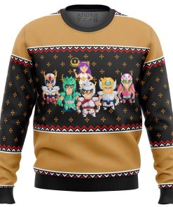Knights Of The Zodiac St Seiya Premium Ugly Christmas Sweater