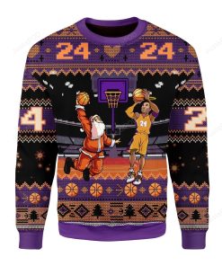 Kobe Bryan Santa For Unisex Ugly Christmas Sweater