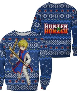 Kurapika Ugly Christmas Sweater Hunter X Hunter Anime Xmas Gift Custom Clothes