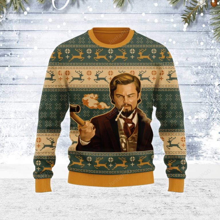 Leo Meme For Unisex Ugly Christmas Sweater