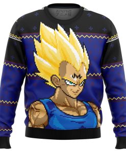 Majin Vegeta Dbz Premium Ugly Christmas Sweater