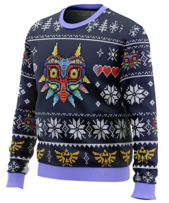 Majoras Mask Legend Of Zelda Premium Ugly Christmas Sweater
