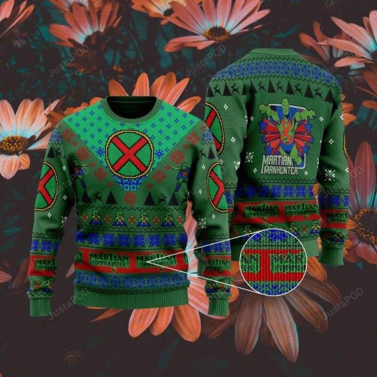 Martian Manhunter Christmas Sweater