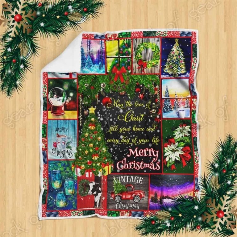 Merry Christmas Fleece Blanket