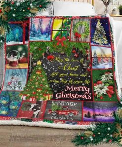 Merry Christmas Fleece Blanket Merry Christmas Fleece Blanket