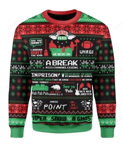 Merry Christmas Gearhomies Unisex Christmas Sweater Friend 3d Apparel