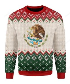 Mexico Coat Of Arms Christmas For Unisex Ugly Christmas Sweater