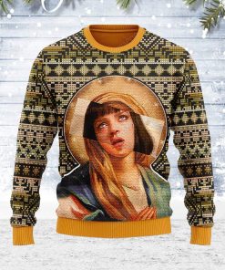 Mia Wallace Meme For Unisex Ugly Christmas Sweater