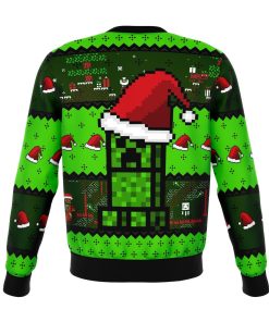 Minecraft Creeper Premium Ugly Christmas Sweater