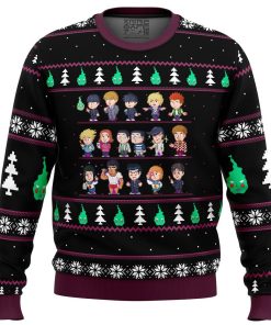 Mob Psycho 100 Sprites Premium Ugly Christmas Sweater