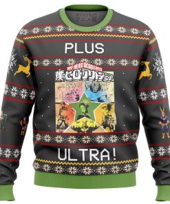 My Hero Academia Boku No Plus Ultra Premium Ugly Christmas Sweater