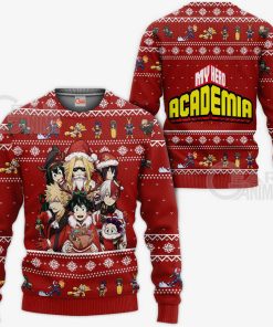 My Hero Academia Ugly Christmas Sweater Anime Custom Xmas Gift
