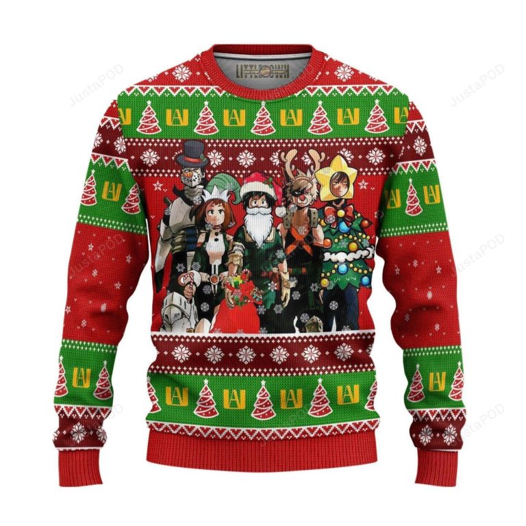 My Hero Academia Ugly Christmas Sweater