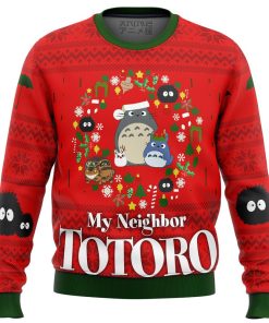 My Neighbor Totoro Christmas Premium Ugly Christmas Sweater