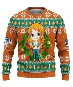 Nami One Piece Anime Ugly Christmas Sweater Nami One Piece Anime Ugly Christmas Sweater