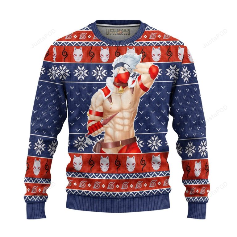 Naruto Kakashi Hatake For Unisex Ugly Christmas Sweater