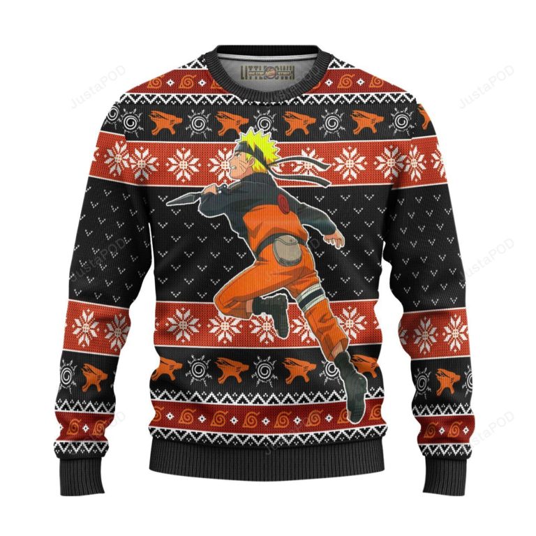 Naruto Uzumaki Anime Ugly Christmas Sweater