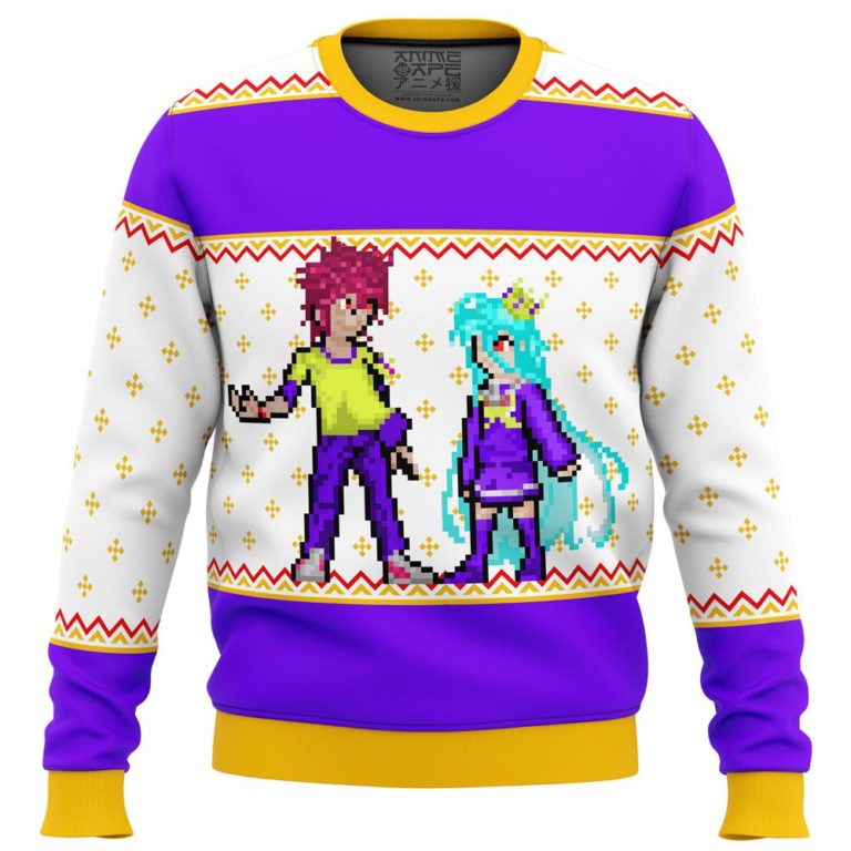 No Game No Life Sprites Premium Ugly Christmas Sweater