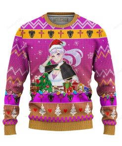 Noelle Silva Black Clover For Unisex Ugly Christmas Sweater