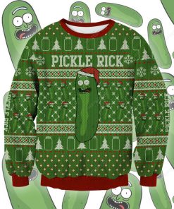 Pickle Rick Christmas Sweater, Sweatshirt Pickle Rick Christmas Sweater, Sweatshirt