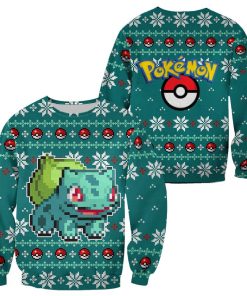 Pokemon Bulbasaur Ugly Christmas Sweater Custom Xmas Gift