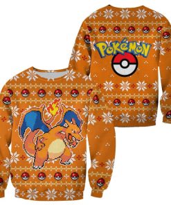 Pokemon Charizard Ugly Christmas Sweater Custom Xmas Gift