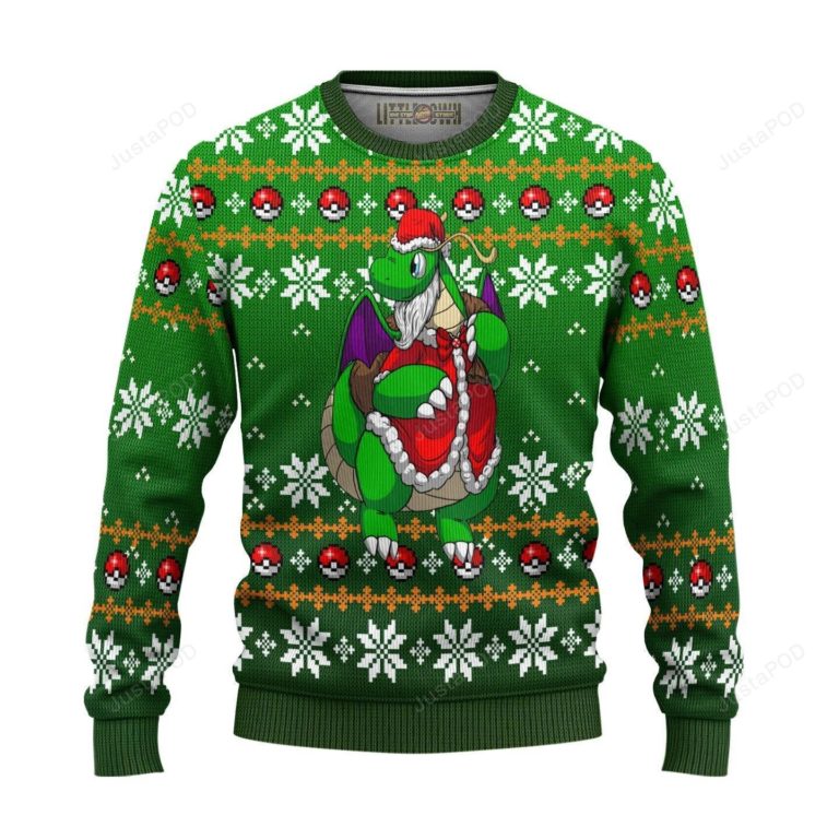 Pokemon Dragonite Ugly Christmas Sweater
