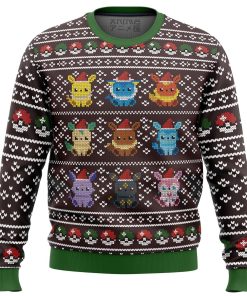 Pokemon Eeveelution Premium Ugly Christmas Sweater