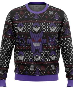 Pokemon Ghost Premium Ugly Christmas Sweater