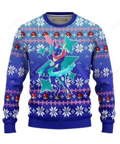 Pokemon Greninja Ugly Christmas Sweater