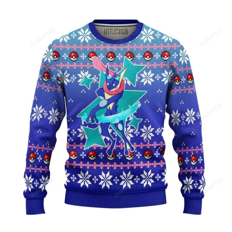 Pokemon Greninja Ugly Christmas Sweater