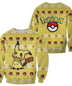 Pokemon Mimikyu Ugly Christmas Sweater Custom Xmas Gift