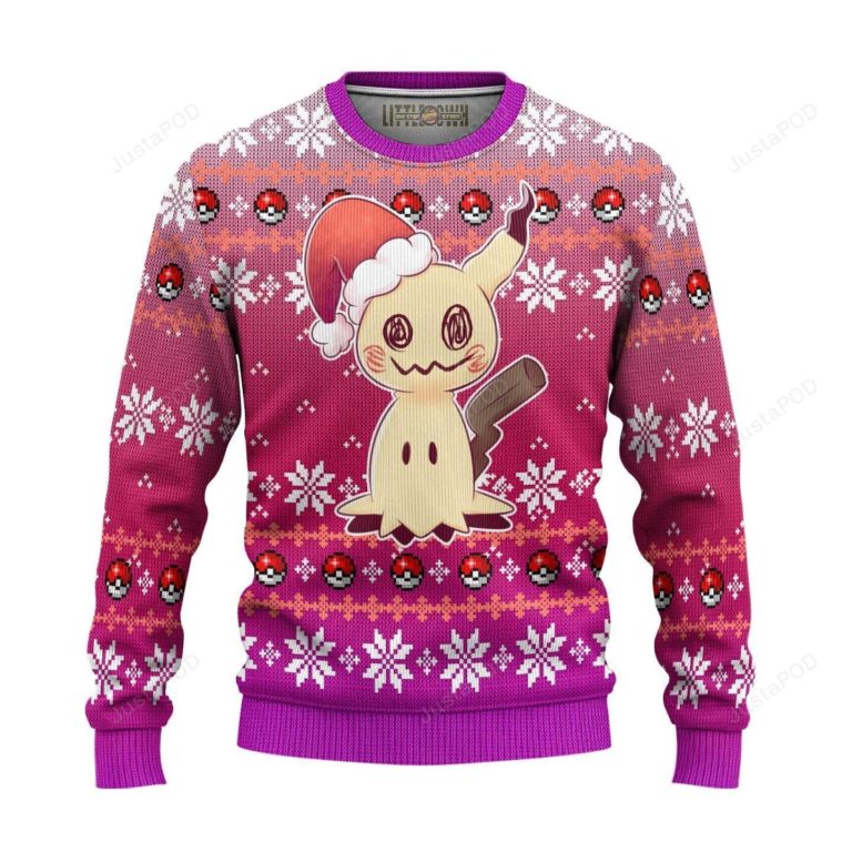 Pokemon Mimikyu Ugly Christmas Sweater