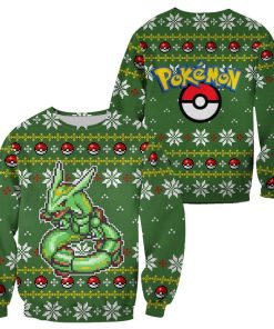 Pokemon Rayquaza Ugly Christmas Sweater Custom Xmas Gift